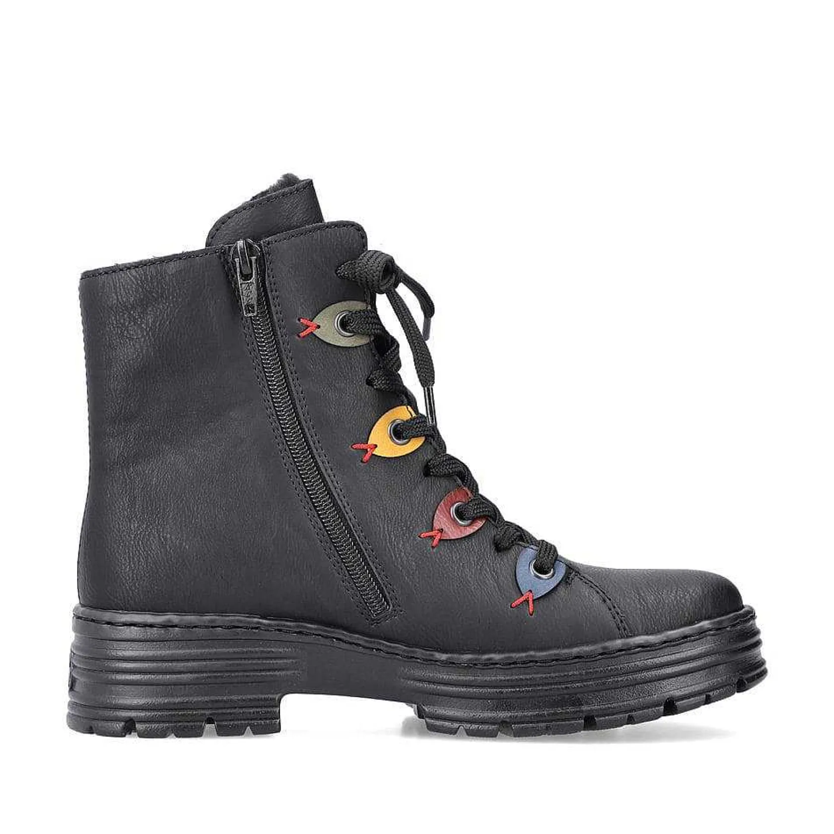 Rieker Ankle Boots & Boots-Women'S Corded Boots Deep Black