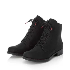 Rieker Ankle Boots & Boots-Women'S Corded Boots Graphite Black