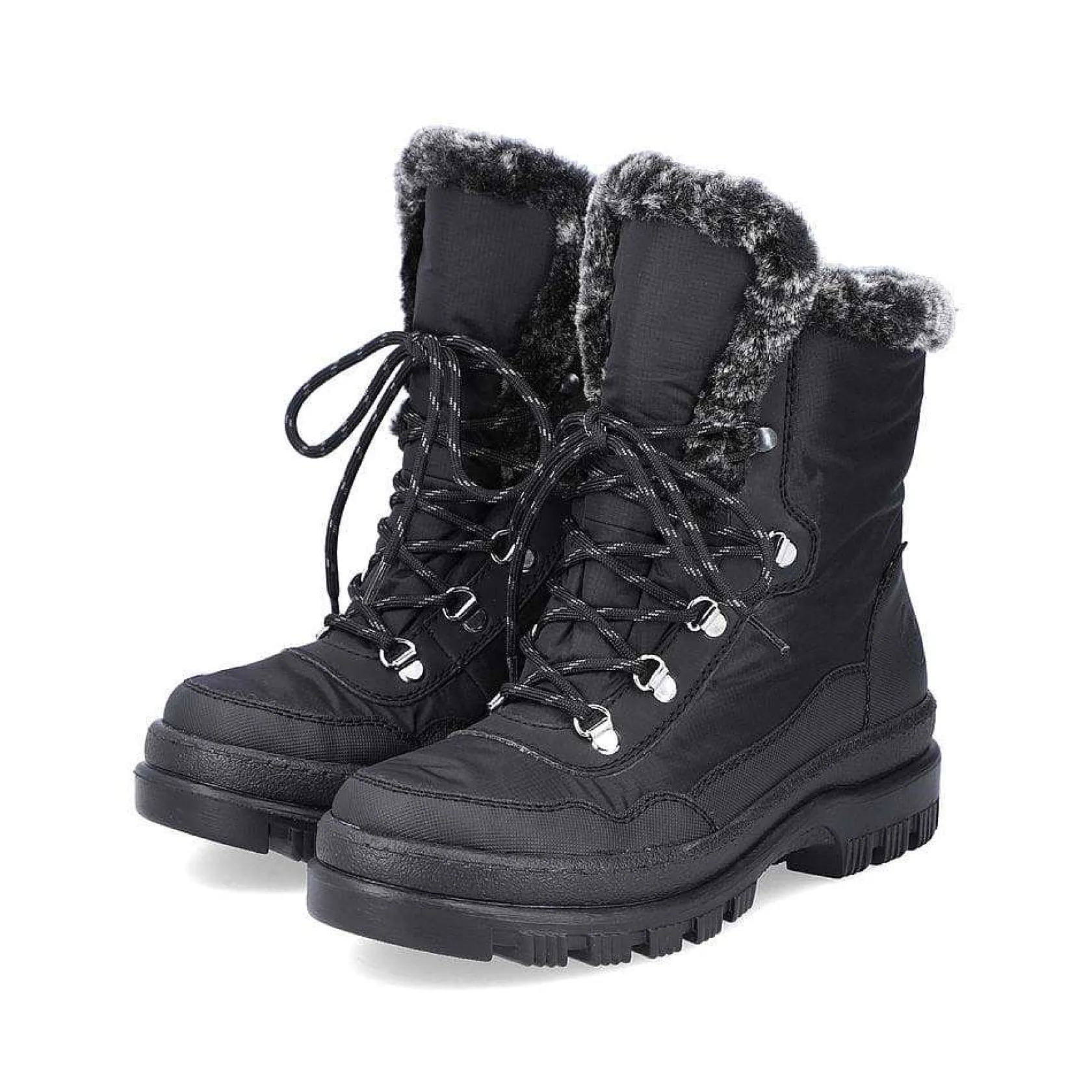 Rieker Ankle Boots & Boots-Women'S Corded Boots Deep Black