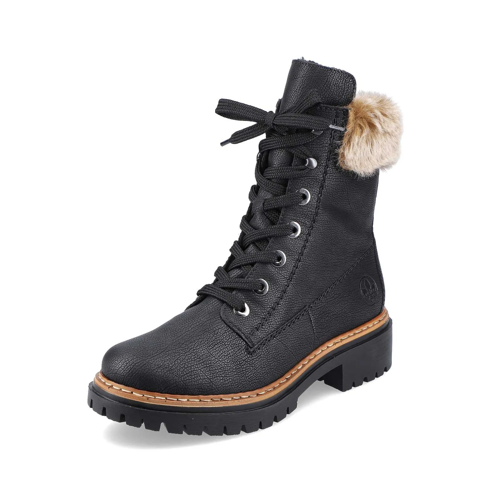 Rieker Ankle Boots & Boots-Women'S Corded Boots Deep Black