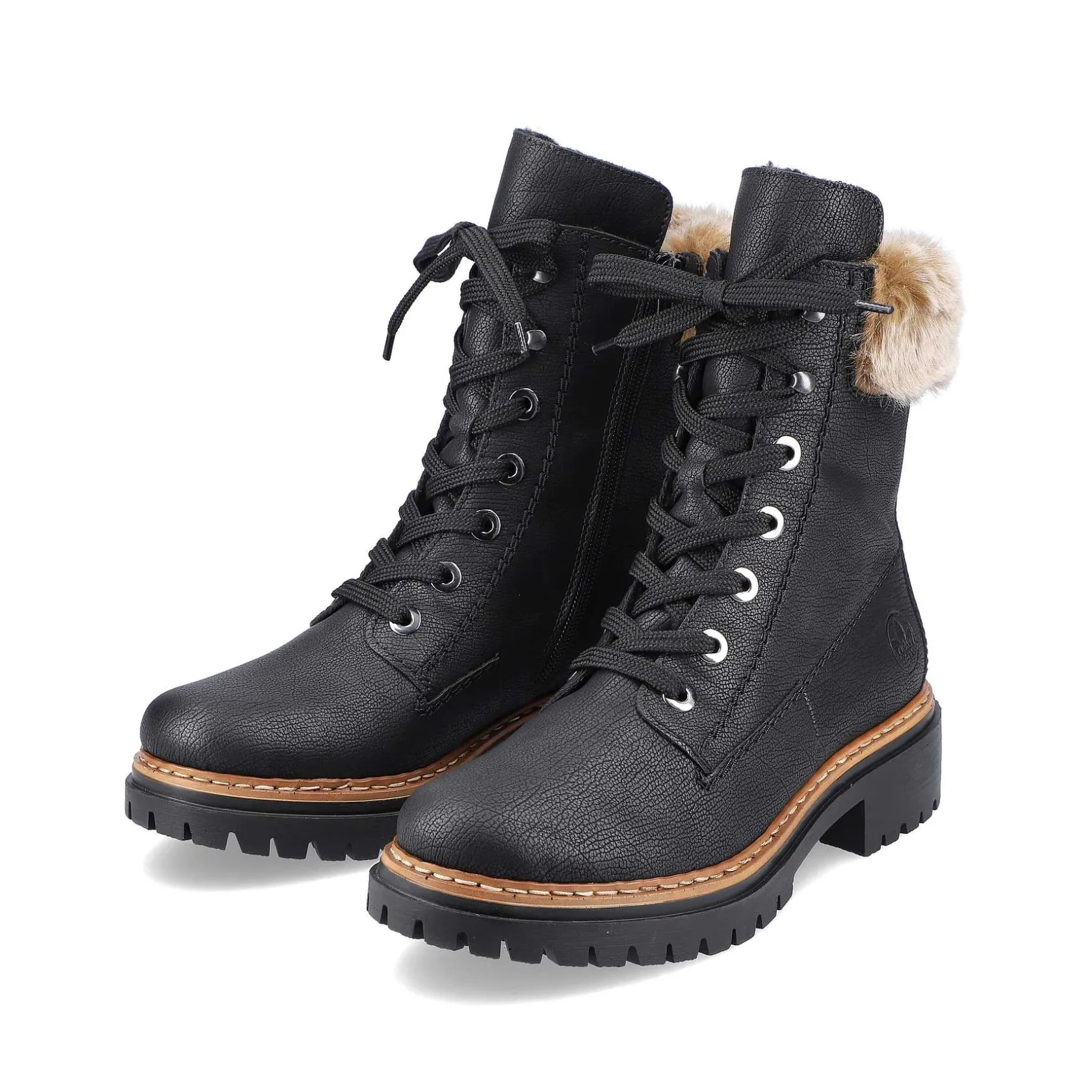 Rieker Ankle Boots & Boots-Women'S Corded Boots Deep Black