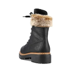 Rieker Ankle Boots & Boots-Women'S Corded Boots Deep Black