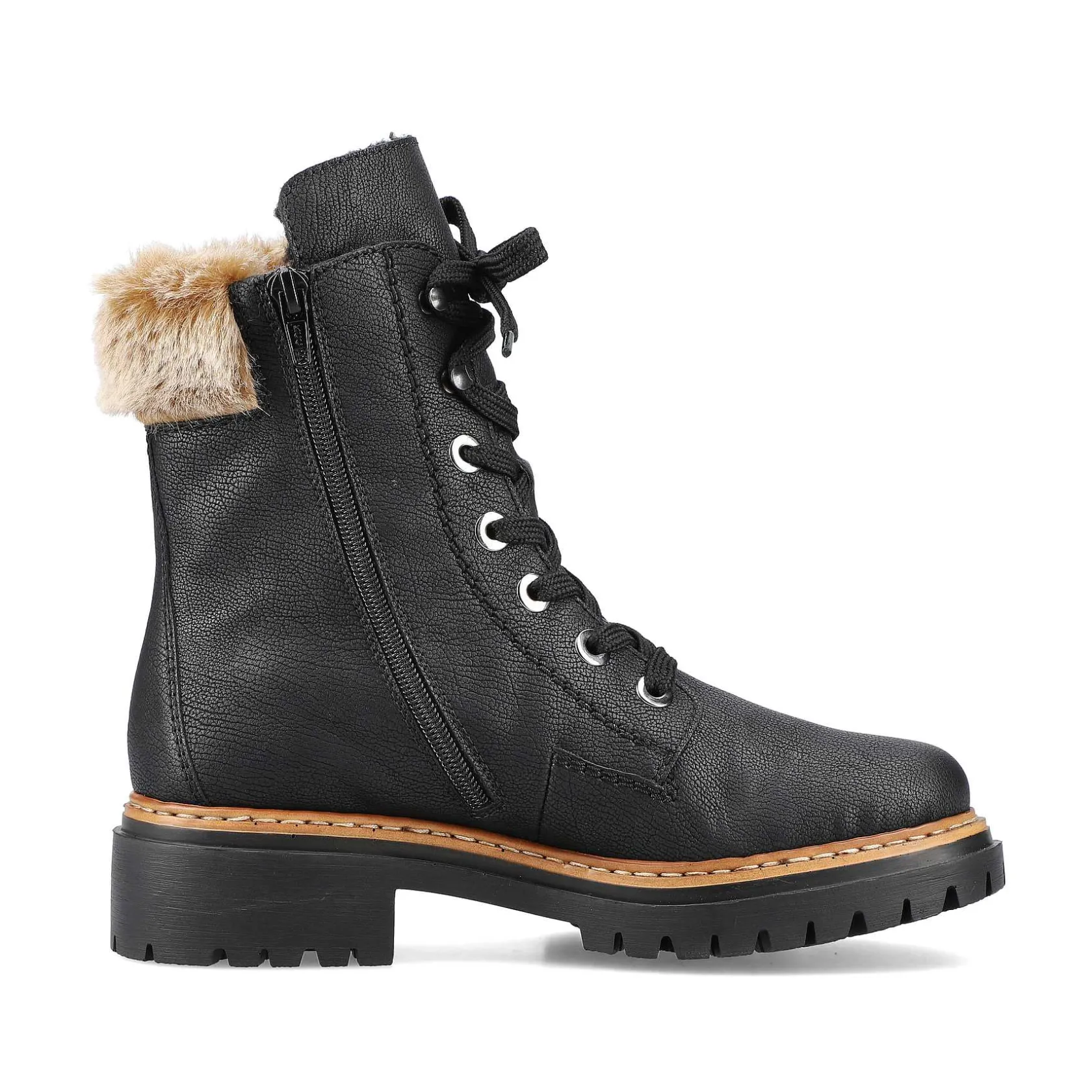 Rieker Ankle Boots & Boots-Women'S Corded Boots Deep Black
