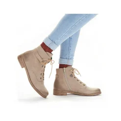 Rieker Ankle Boots & Boots-Women'S Corded Boots Sand Beige