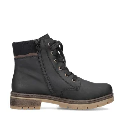Rieker Ankle Boots & Boots-Women'S Corded Boots Graphite Black