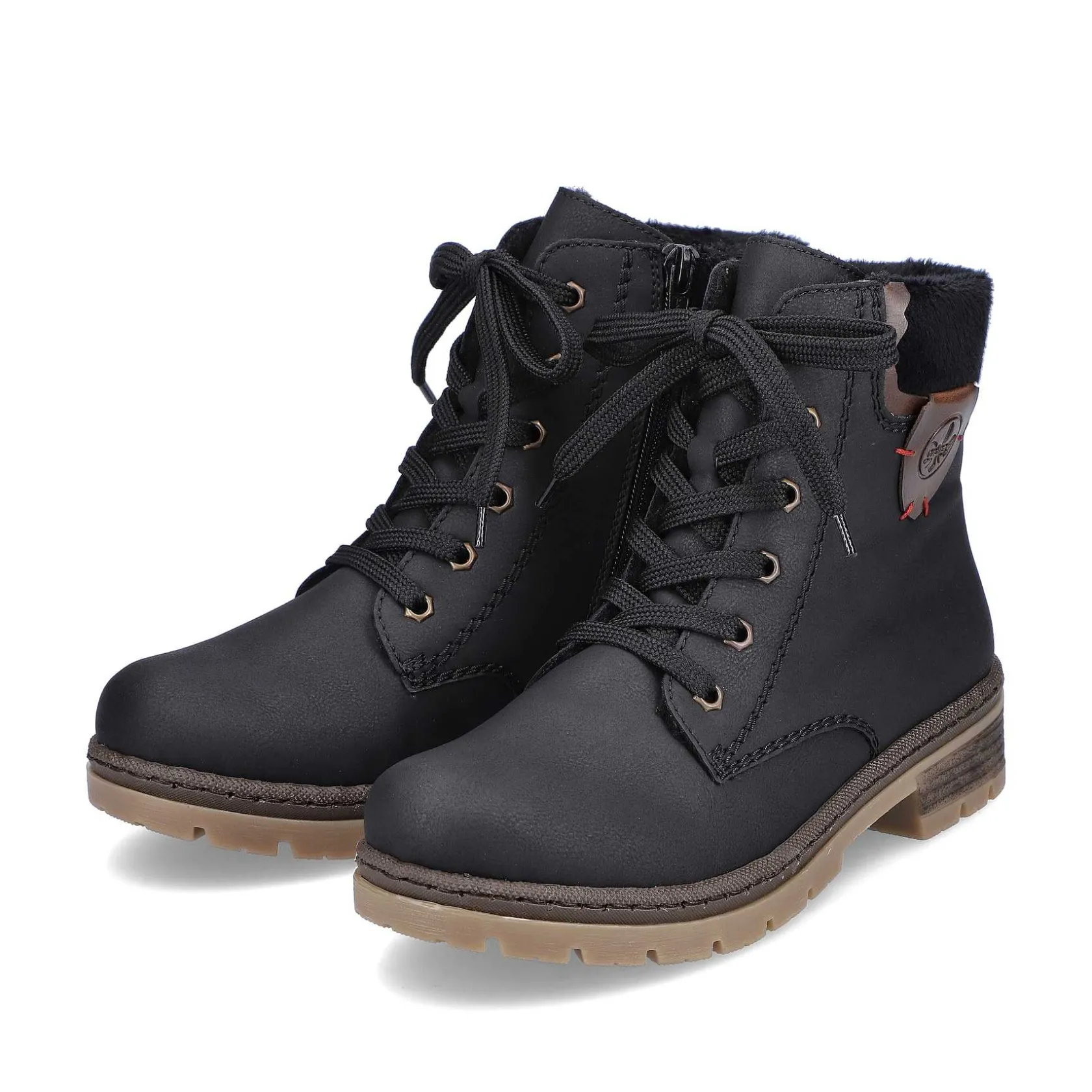 Rieker Ankle Boots & Boots-Women'S Corded Boots Graphite Black
