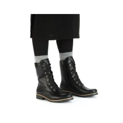 Rieker Ankle Boots & Boots-Women'S Corded Boots Deep Black
