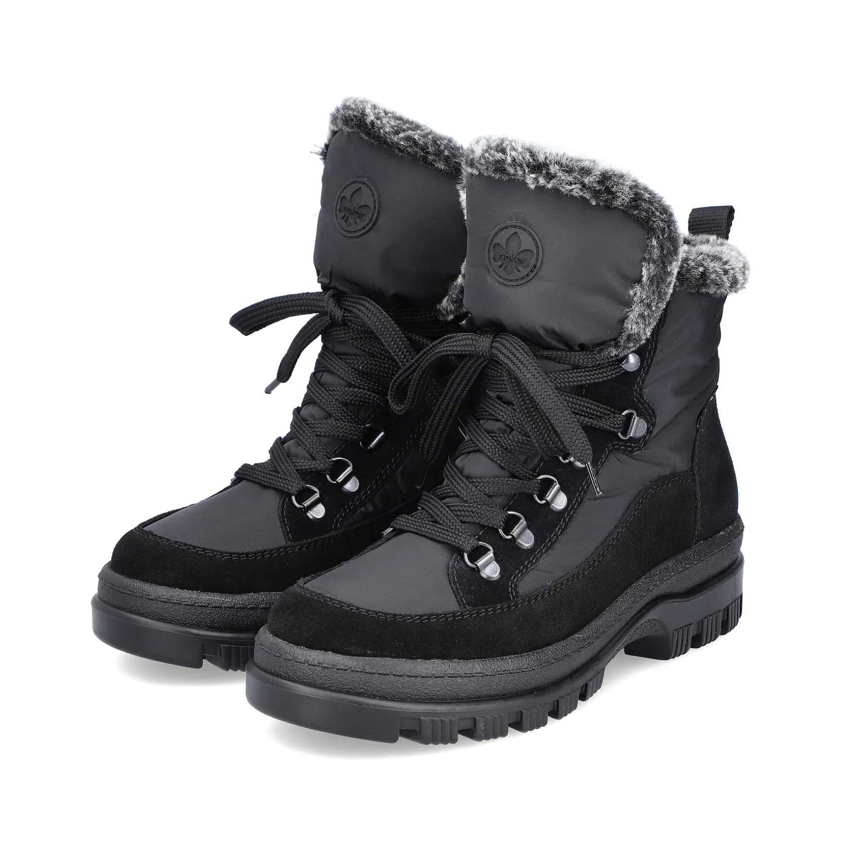 Rieker Ankle Boots & Boots-Women'S Corded Boots Night Black