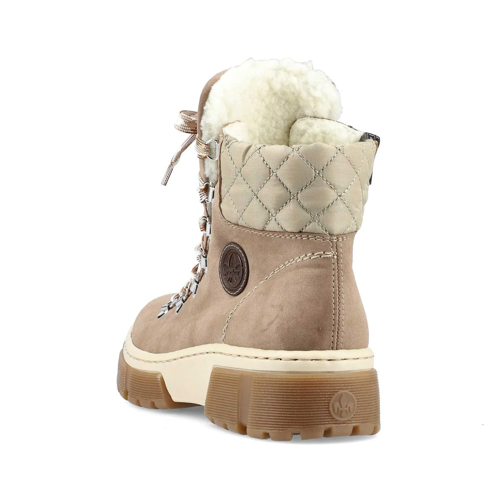 Rieker Ankle Boots & Boots-Women'S Corded Boots Brown Beige