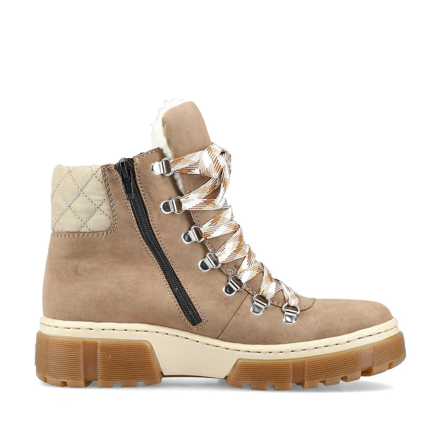Rieker Ankle Boots & Boots-Women'S Corded Boots Brown Beige