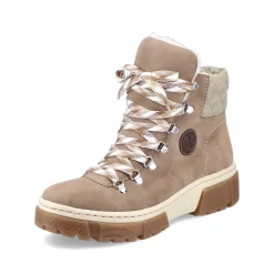 Rieker Ankle Boots & Boots-Women'S Corded Boots Brown Beige