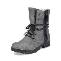 Rieker Ankle Boots & Boots-Women'S Corded Boots Moon Grey