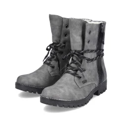 Rieker Ankle Boots & Boots-Women'S Corded Boots Moon Grey