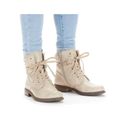 Rieker Ankle Boots & Boots-Women'S Corded Boots Vanilla Beige