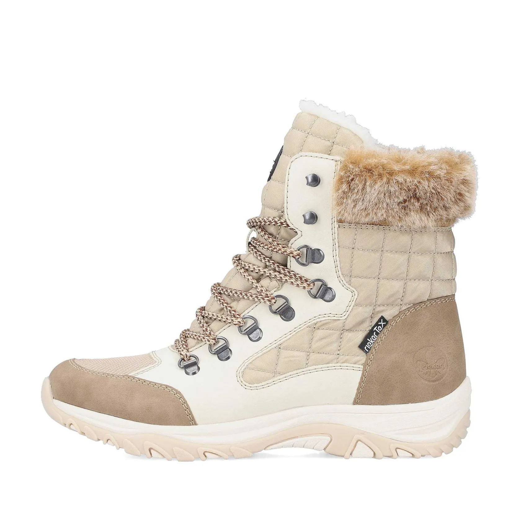 Rieker Ankle Boots & Boots-Women'S Corded Boots Brown Beige