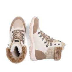Rieker Ankle Boots & Boots-Women'S Corded Boots Brown Beige