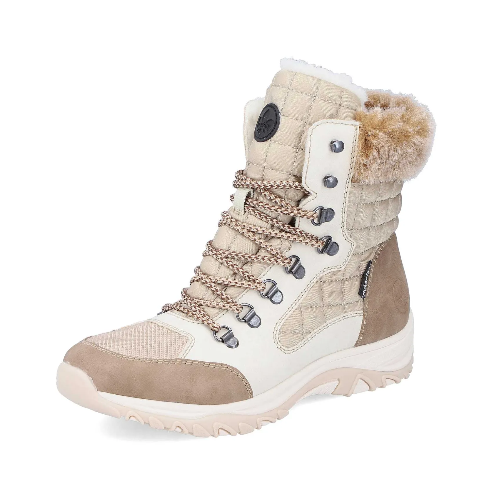 Rieker Ankle Boots & Boots-Women'S Corded Boots Brown Beige