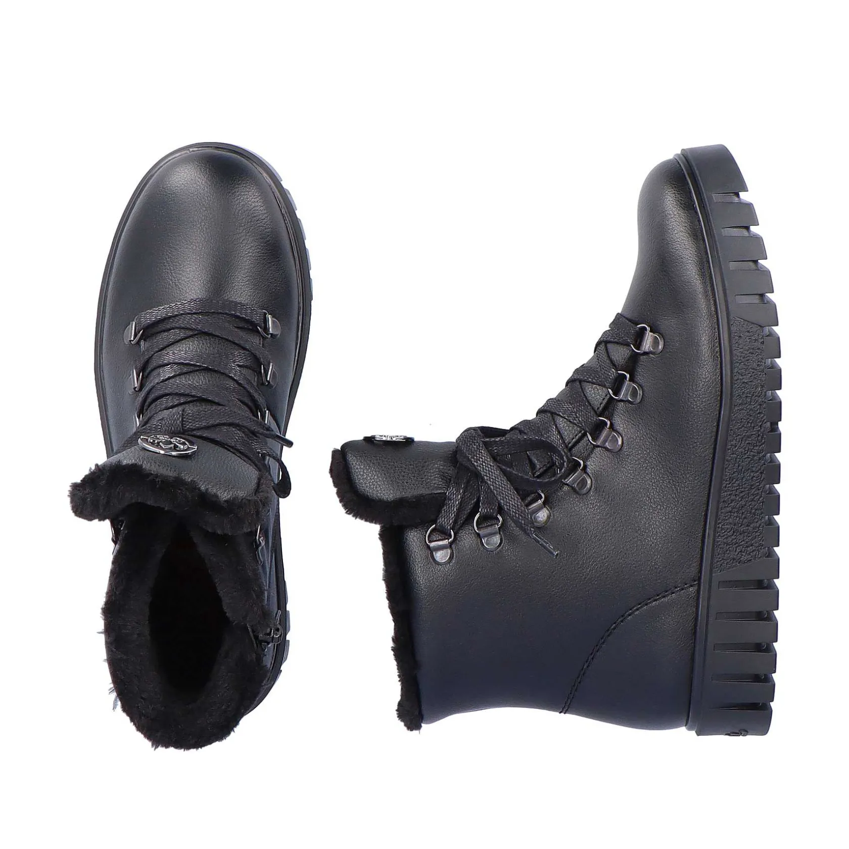 Rieker Ankle Boots & Boots-Women'S Corded Boots Deep Black