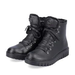 Rieker Ankle Boots & Boots-Women'S Corded Boots Deep Black