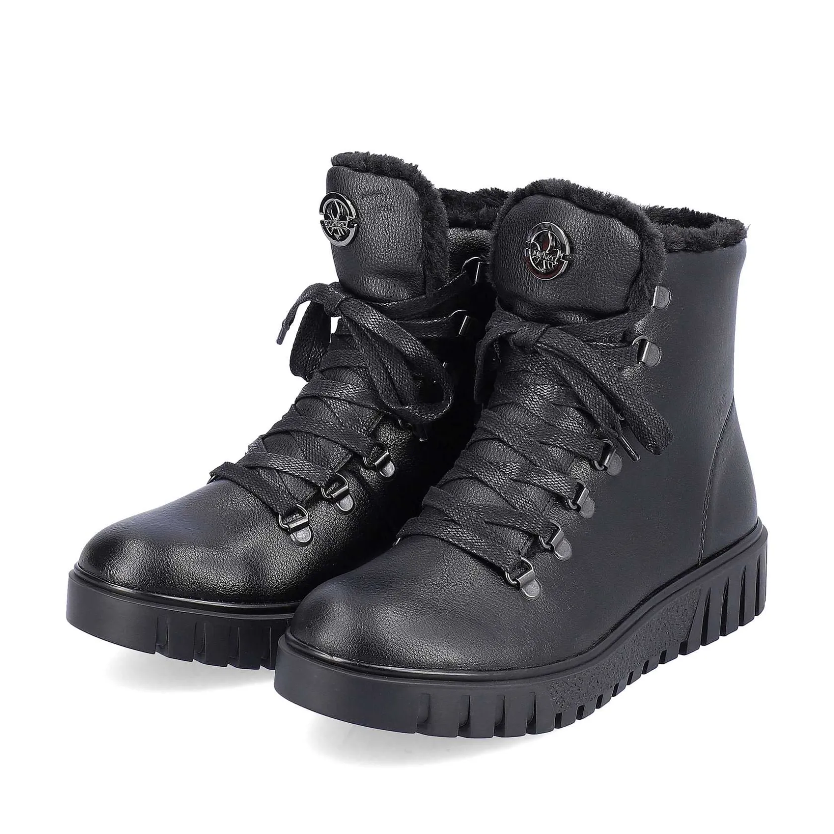 Rieker Ankle Boots & Boots-Women'S Corded Boots Deep Black