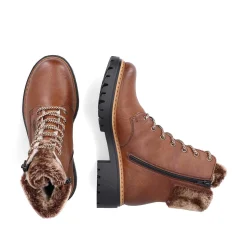 Rieker Ankle Boots & Boots-Women'S Corded Boots Chestnut Brown