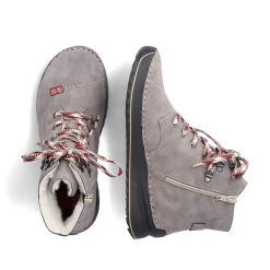 Rieker Ankle Boots & Boots-Women'S Corded Boots Moon Grey