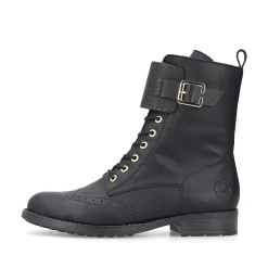 Rieker Ankle Boots & Boots-Women'S Corded Boots Asphalt Black