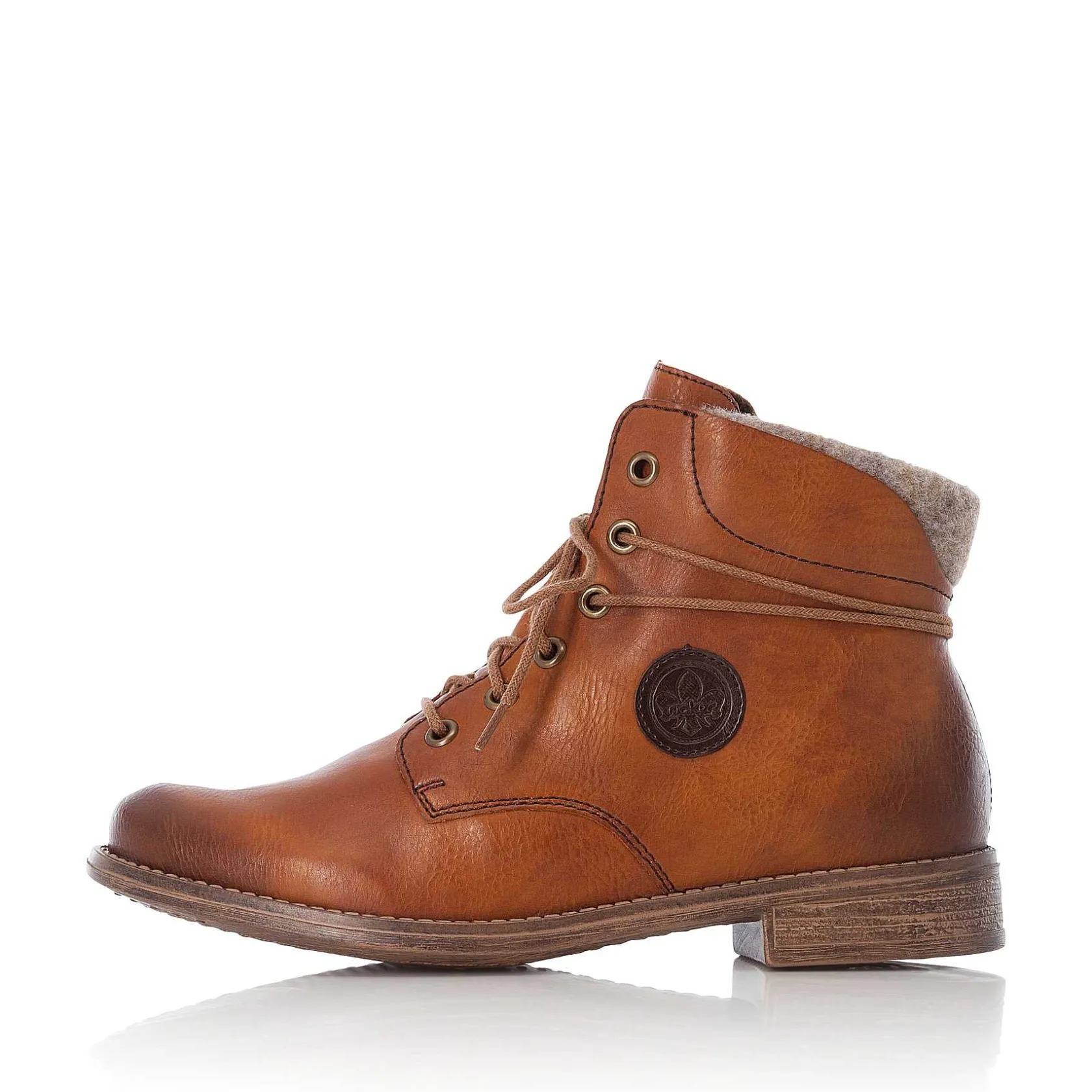 Rieker Ankle Boots & Boots-Women'S Corded Boots Cinnamon Brown