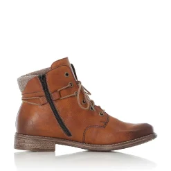Rieker Ankle Boots & Boots-Women'S Corded Boots Cinnamon Brown