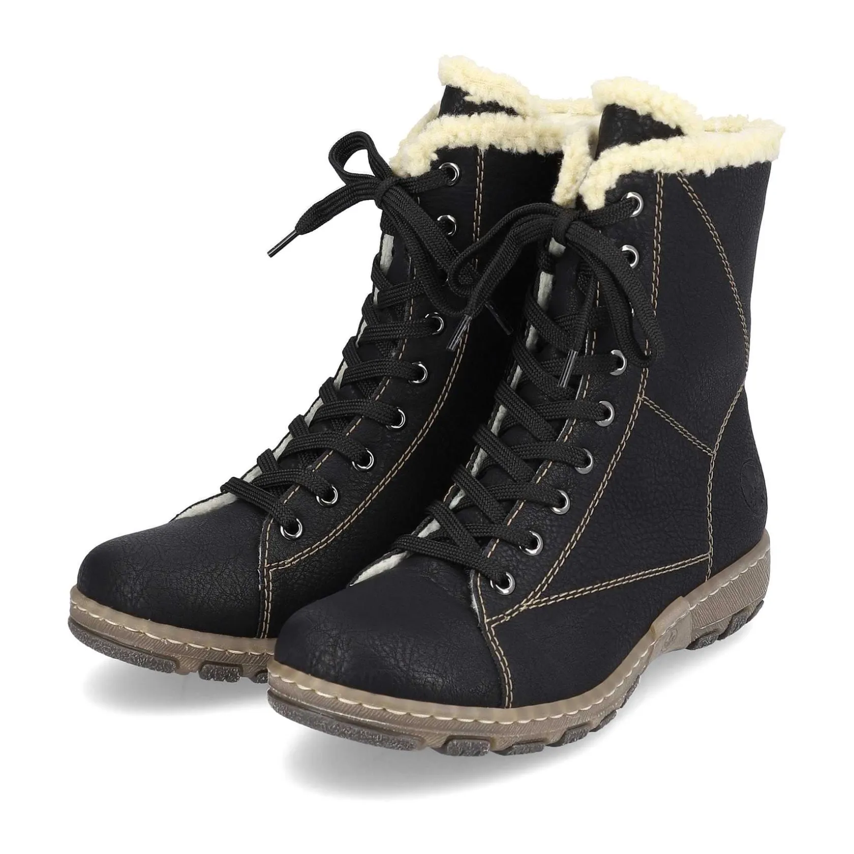 Rieker Ankle Boots & Boots-Women'S Corded Boots Deep Black