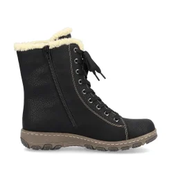 Rieker Ankle Boots & Boots-Women'S Corded Boots Deep Black