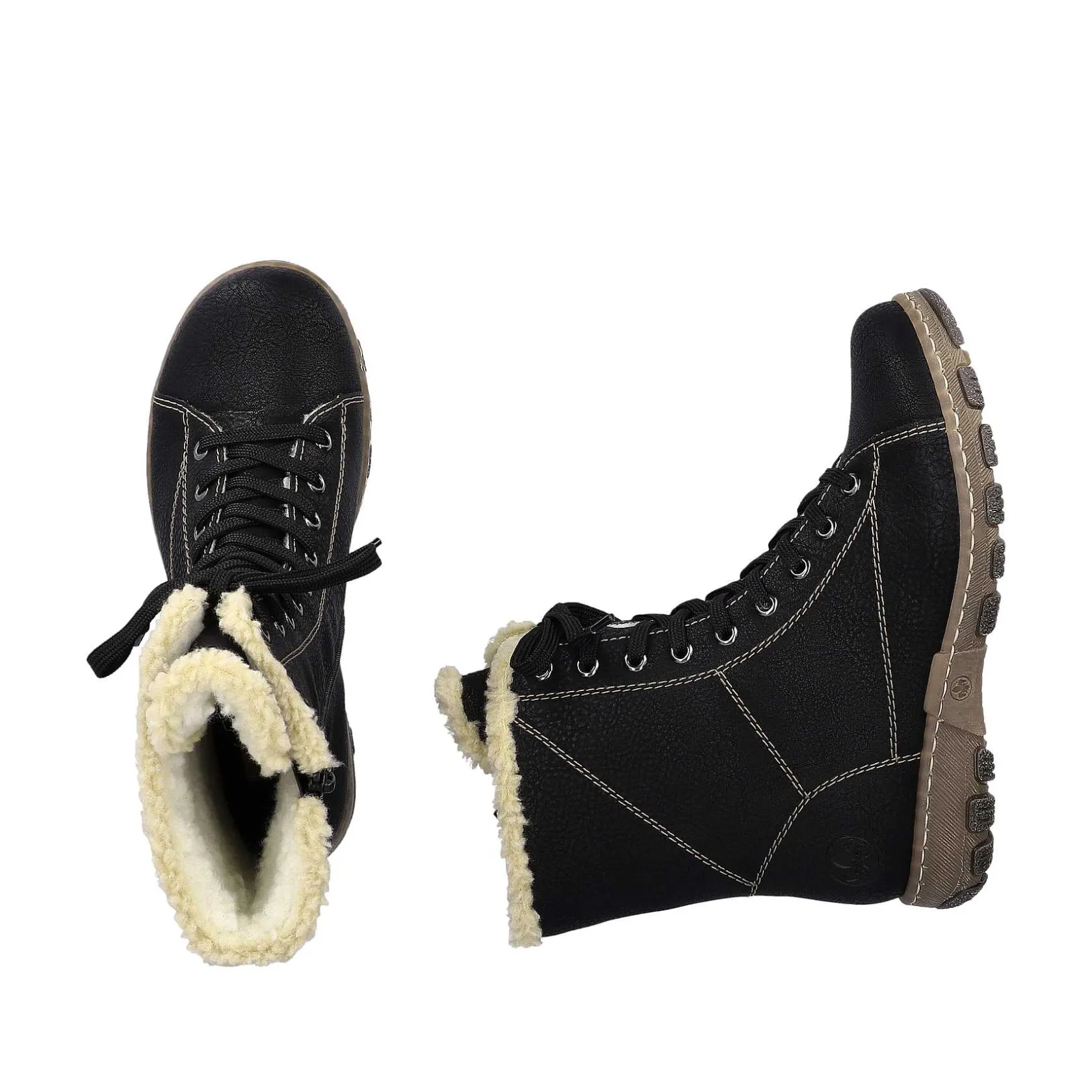 Rieker Ankle Boots & Boots-Women'S Corded Boots Deep Black