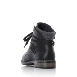 Rieker Ankle Boots & Boots-Women'S Corded Boots Asphalt Black