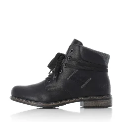 Rieker Ankle Boots & Boots-Women'S Corded Boots Asphalt Black