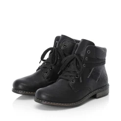 Rieker Ankle Boots & Boots-Women'S Corded Boots Asphalt Black