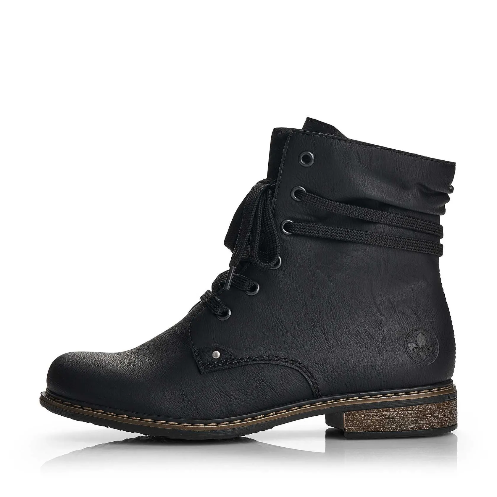 Rieker Ankle Boots & Boots-Women'S Corded Boots Asphalt Black