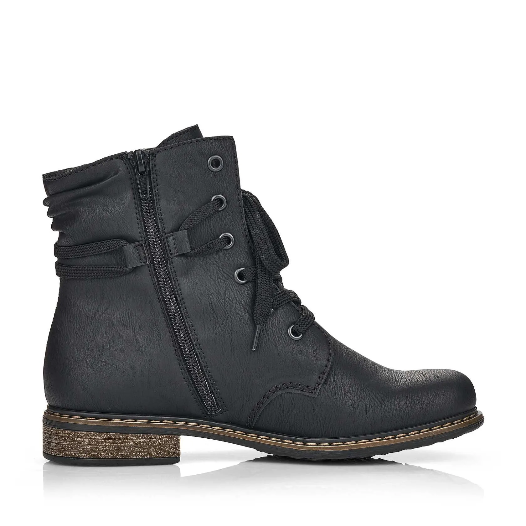 Rieker Ankle Boots & Boots-Women'S Corded Boots Asphalt Black