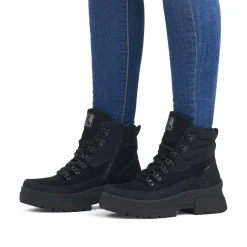 Rieker Ankle Boots & Boots-Women'S Corded Boots Diamond Black