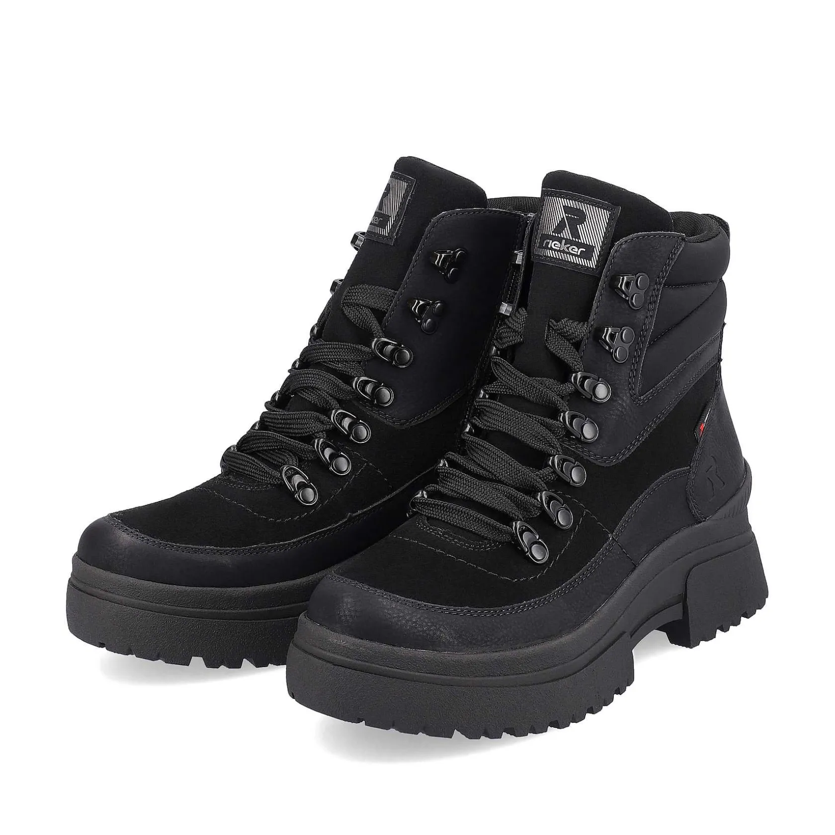 Rieker Ankle Boots & Boots-Women'S Corded Boots Diamond Black