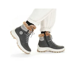 Rieker Ankle Boots & Boots-Women'S Corded Boots Granite Gray