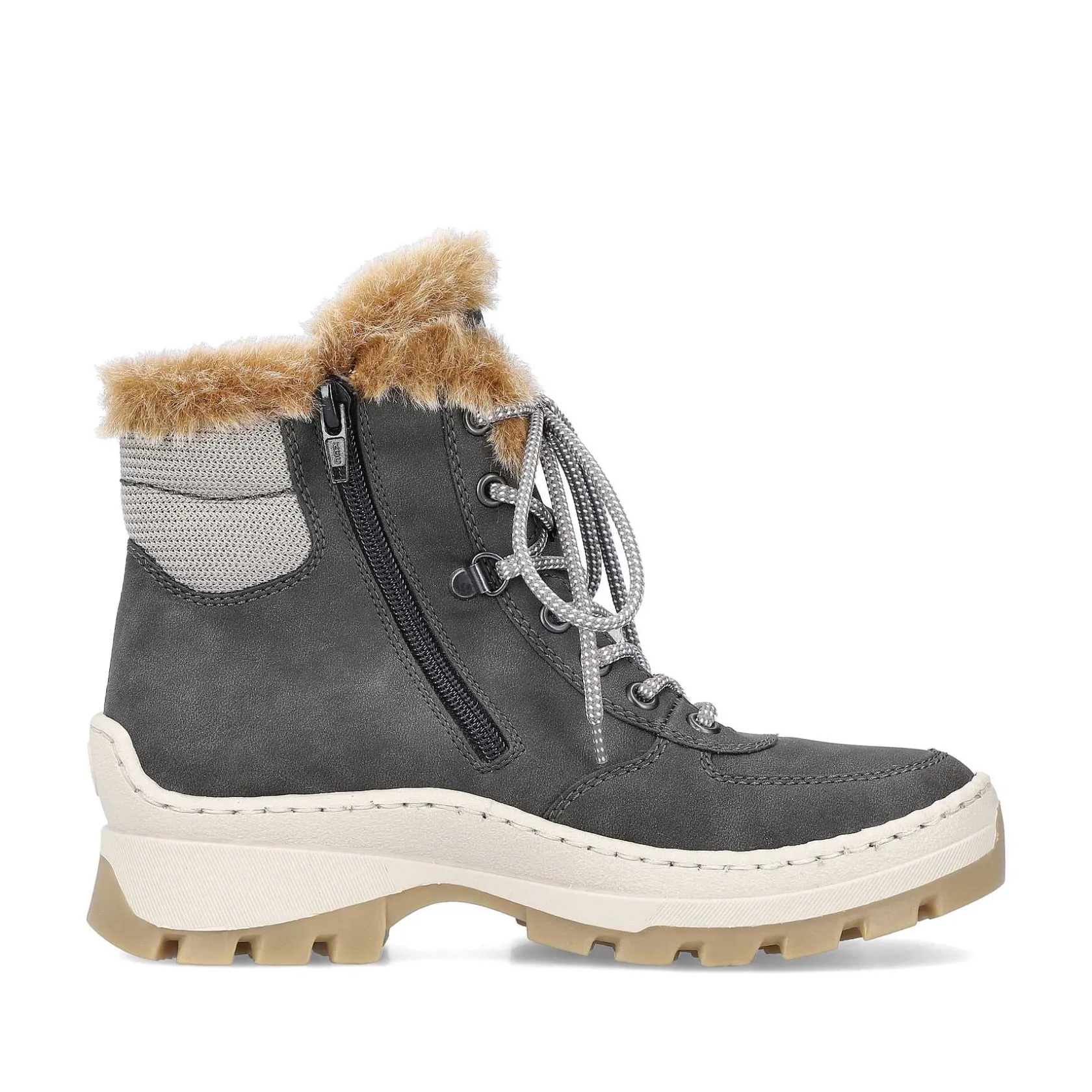 Rieker Ankle Boots & Boots-Women'S Corded Boots Granite Gray