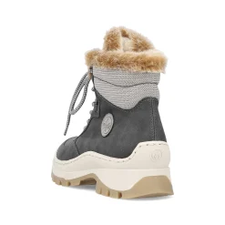 Rieker Ankle Boots & Boots-Women'S Corded Boots Granite Gray
