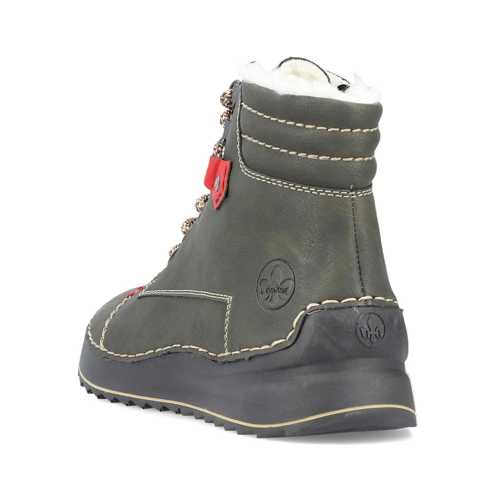 Rieker Ankle Boots & Boots-Women'S Corded Boots Gray Green