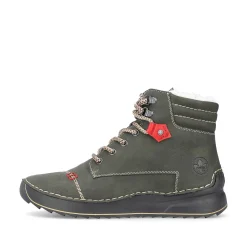 Rieker Ankle Boots & Boots-Women'S Corded Boots Gray Green