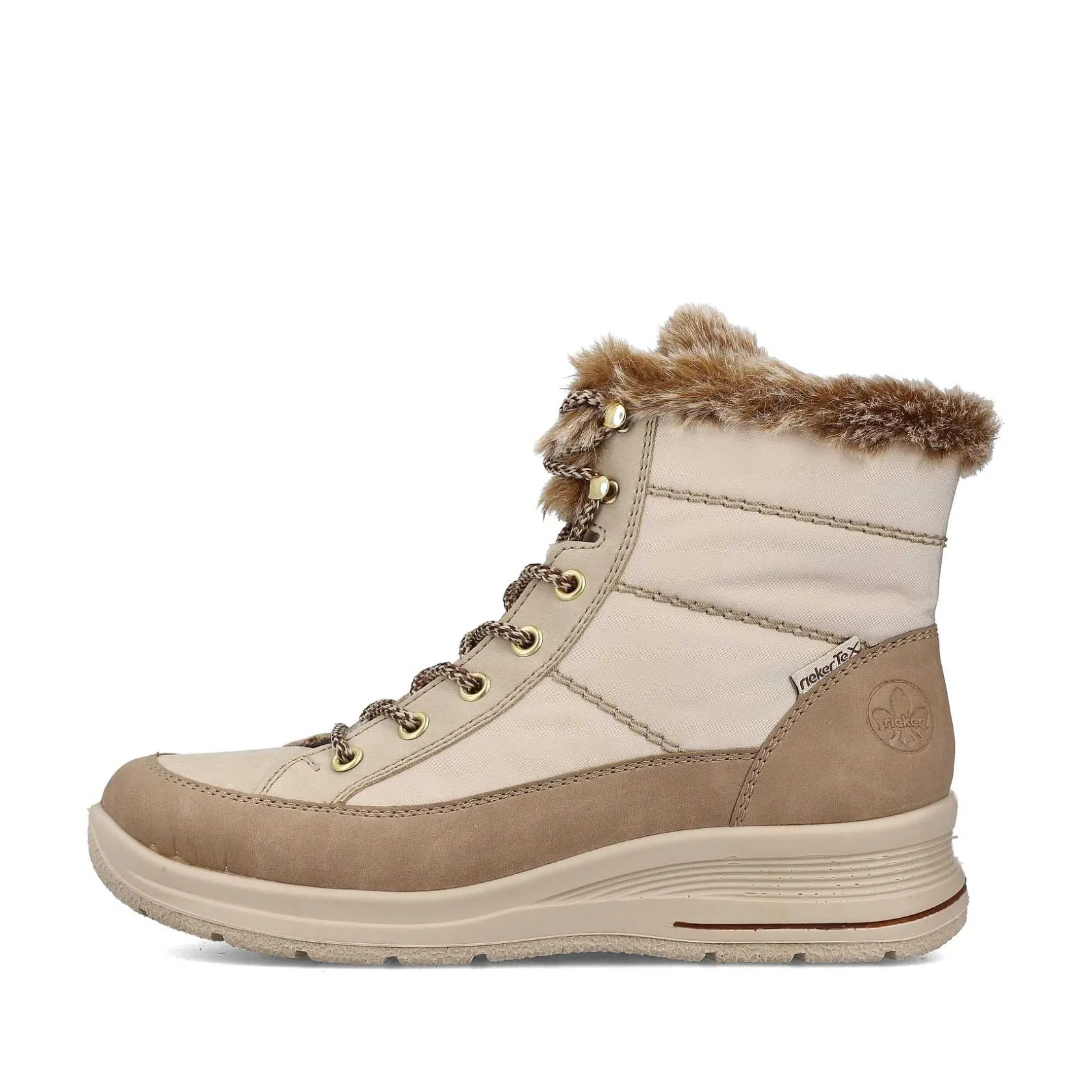 Rieker Ankle Boots & Boots-Women'S Corded Boots Vanilla Beige