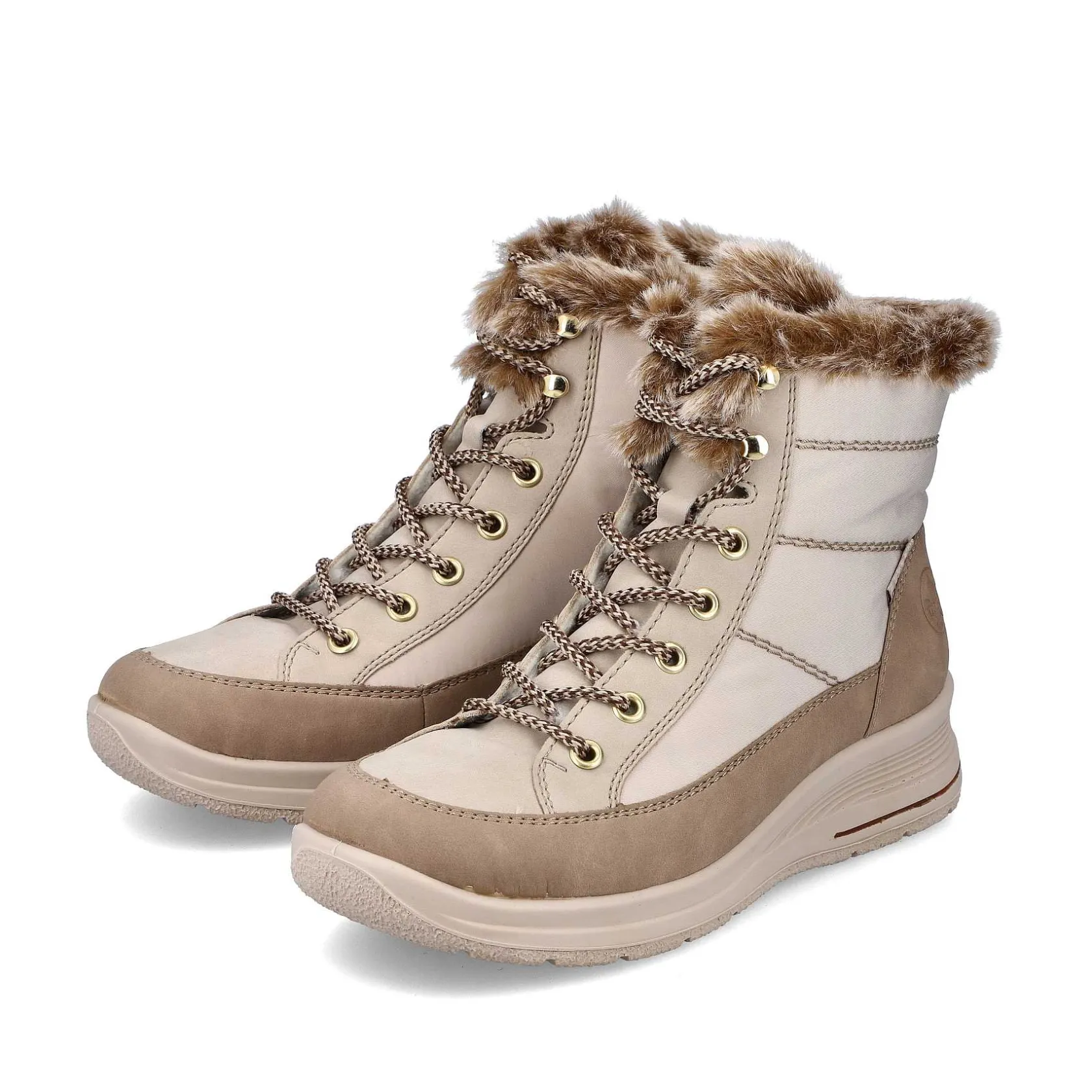 Rieker Ankle Boots & Boots-Women'S Corded Boots Vanilla Beige