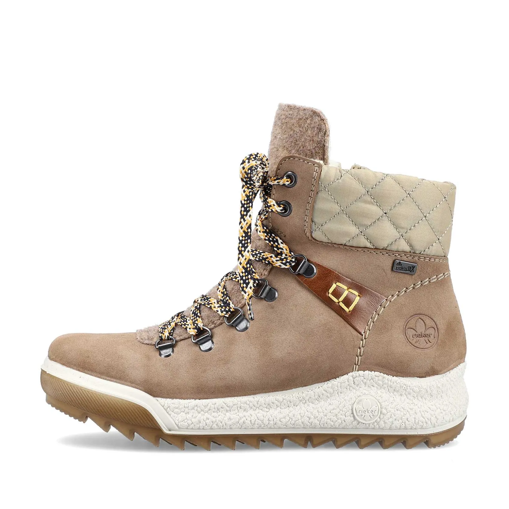 Rieker Ankle Boots & Boots-Women'S Corded Boots Brown Beige