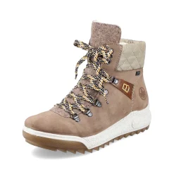 Rieker Ankle Boots & Boots-Women'S Corded Boots Brown Beige