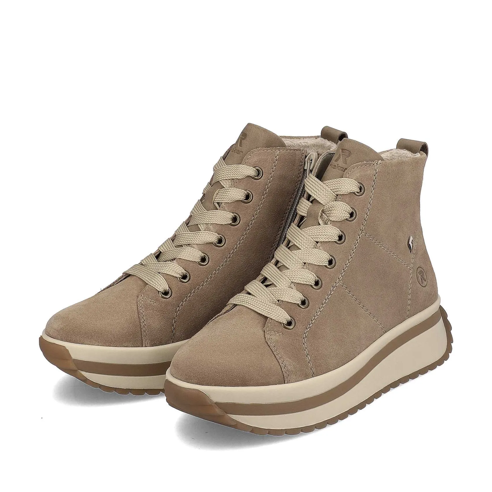 Rieker Sneakers-Women'S High Sneaker Hazel Wood