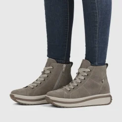 Rieker Sneakers-Women'S High Sneaker Hazel Wood